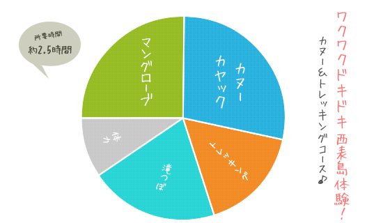 西表島お手軽クーラの滝・カヌー&トレッキング体験