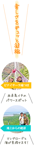 西表島ピナイサーラの滝・滝上滝つぼ カヌー&トレッキングツアー